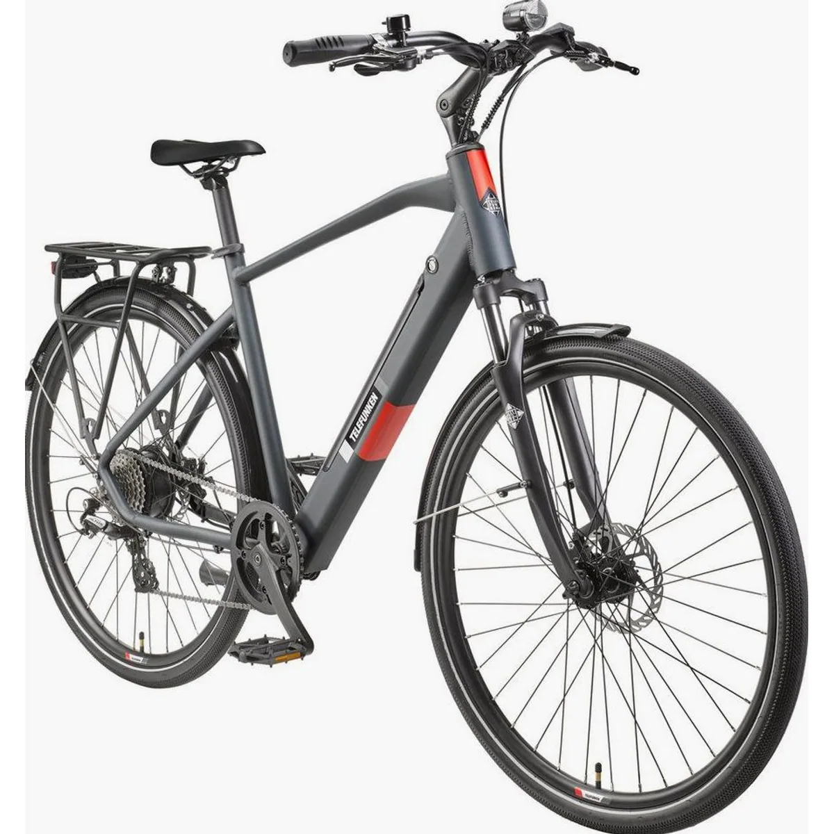 Telefunken E-Bike Trekkingrad Expedition XT490, 250W Heckmotor, 417,6 Wh Akku, Shimano 8-Gang 2