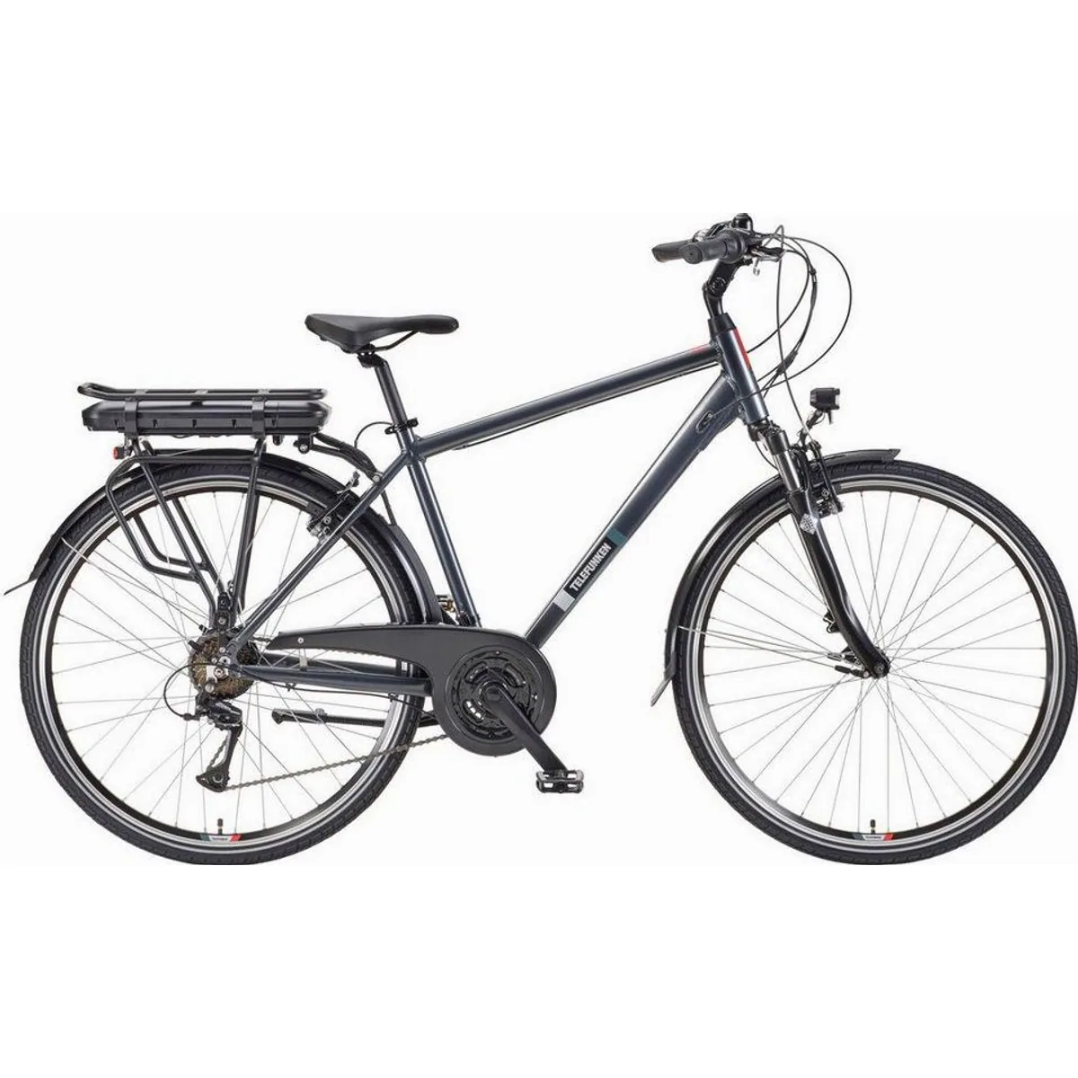 Telefunken Expedition XT485 E-Bike, 250W Heckmotor, 536,5 Wh Akku, 21-Gang Shimano