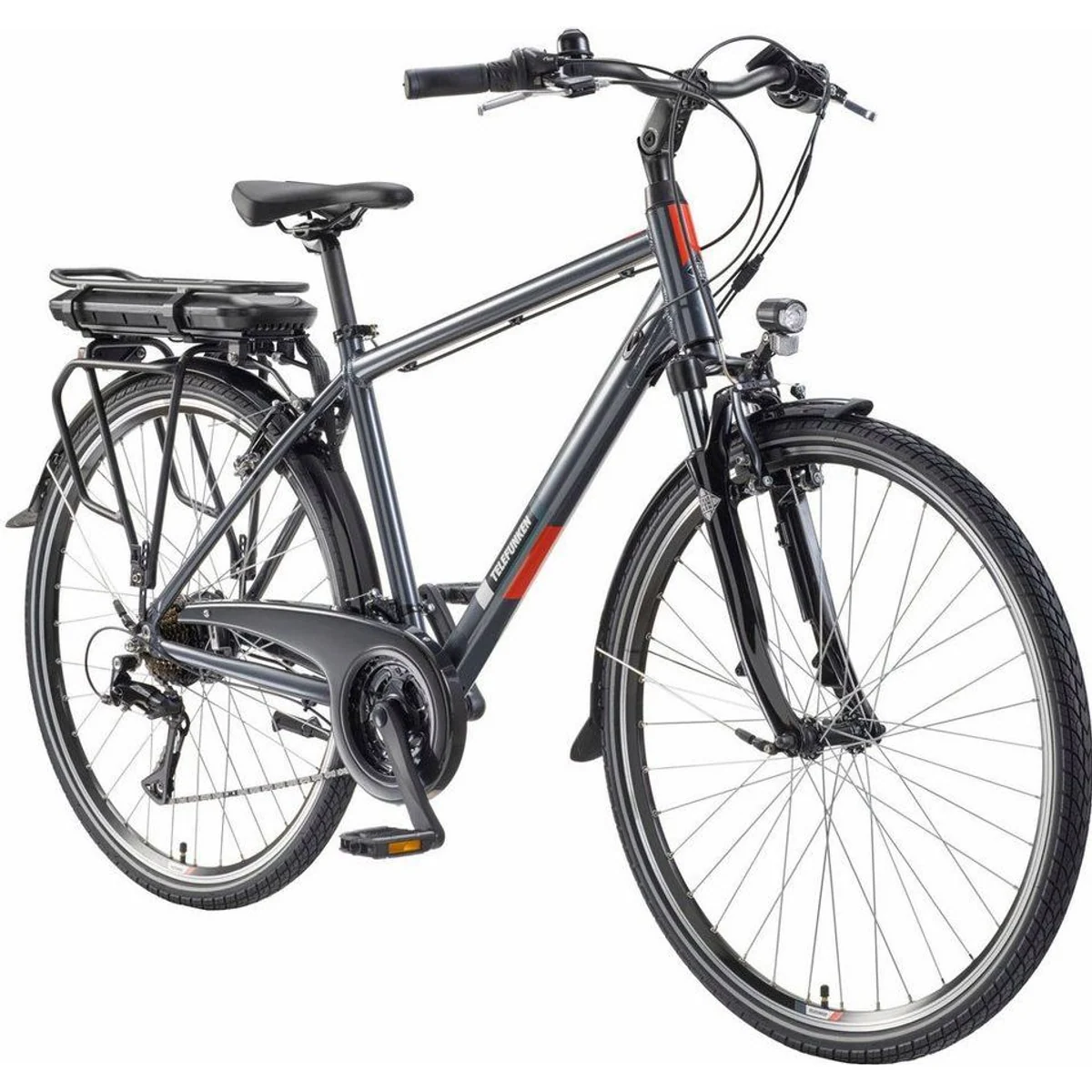 Telefunken Expedition XT485 E-Bike, 250W Heckmotor, 536,5 Wh Akku, 21-Gang Shimano 2