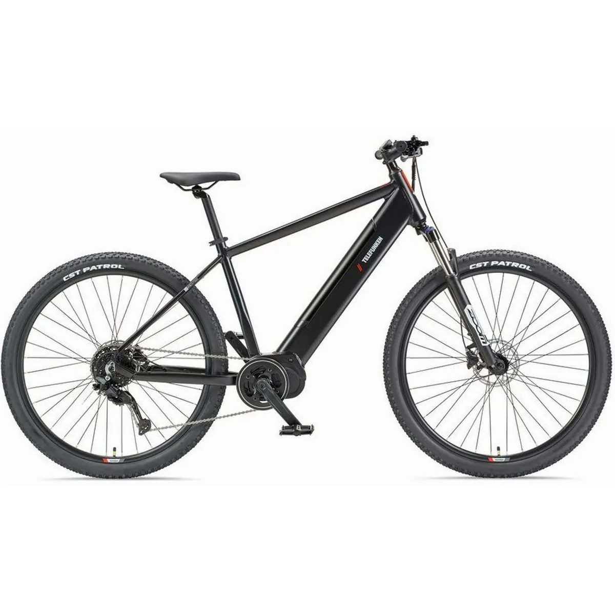 Telefunken MT925 E-Bike Mountainbike, kraftvoller Mittelmotor, 9-Gang Shimano Schaltung, 29 Zoll 2