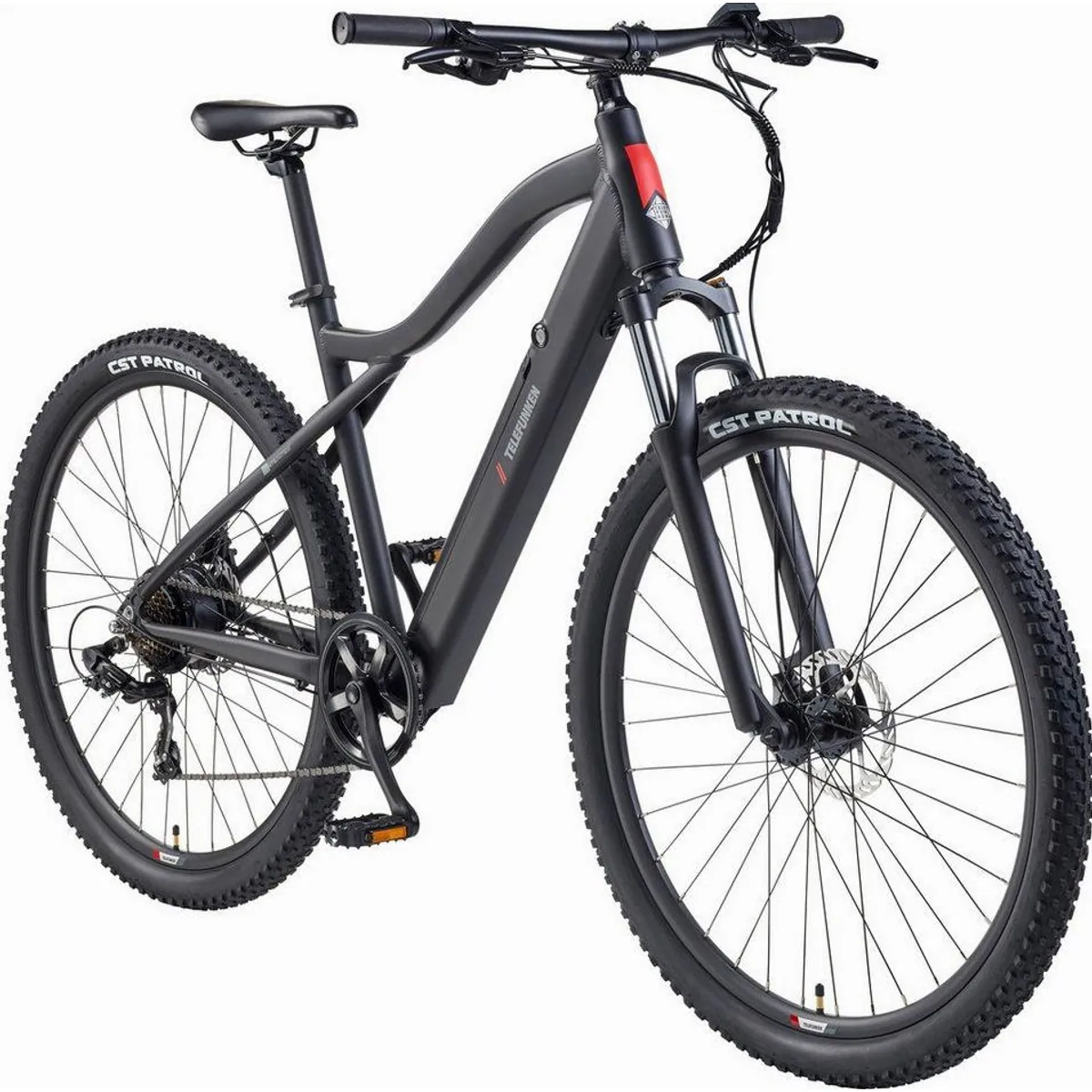 Telefunken MT922 E-Mountainbike, 250W Heckmotor, 29 Zoll, 7-Gang Shimano