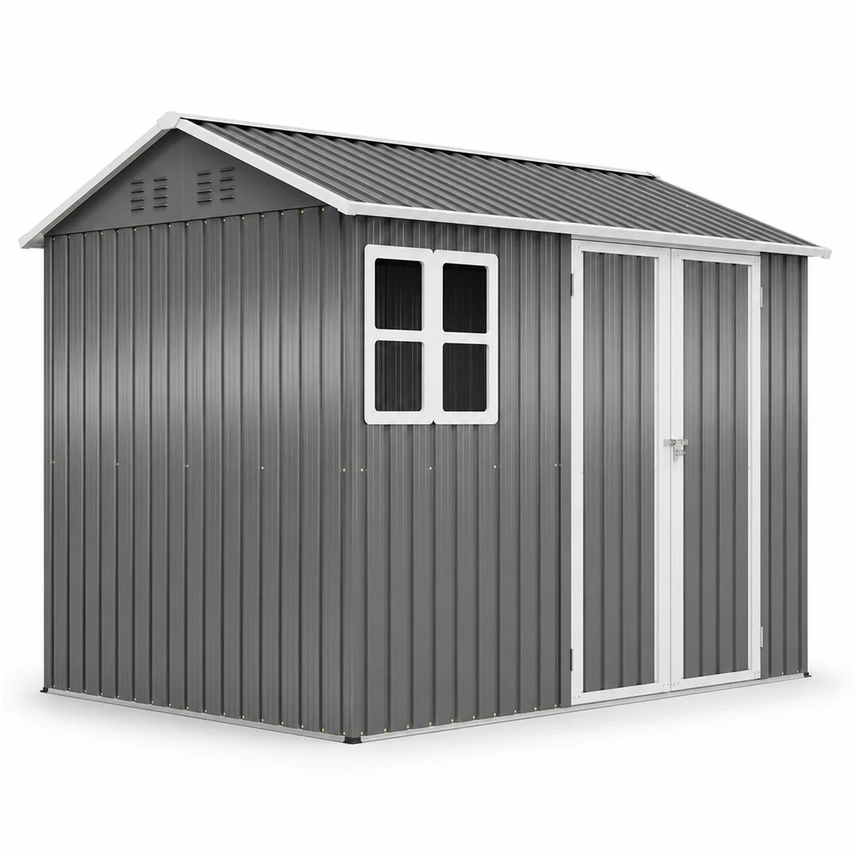 Thanaddo Gartenhaus aus Metall, wasserdicht und stabil — ideal für Garten und Lager 2