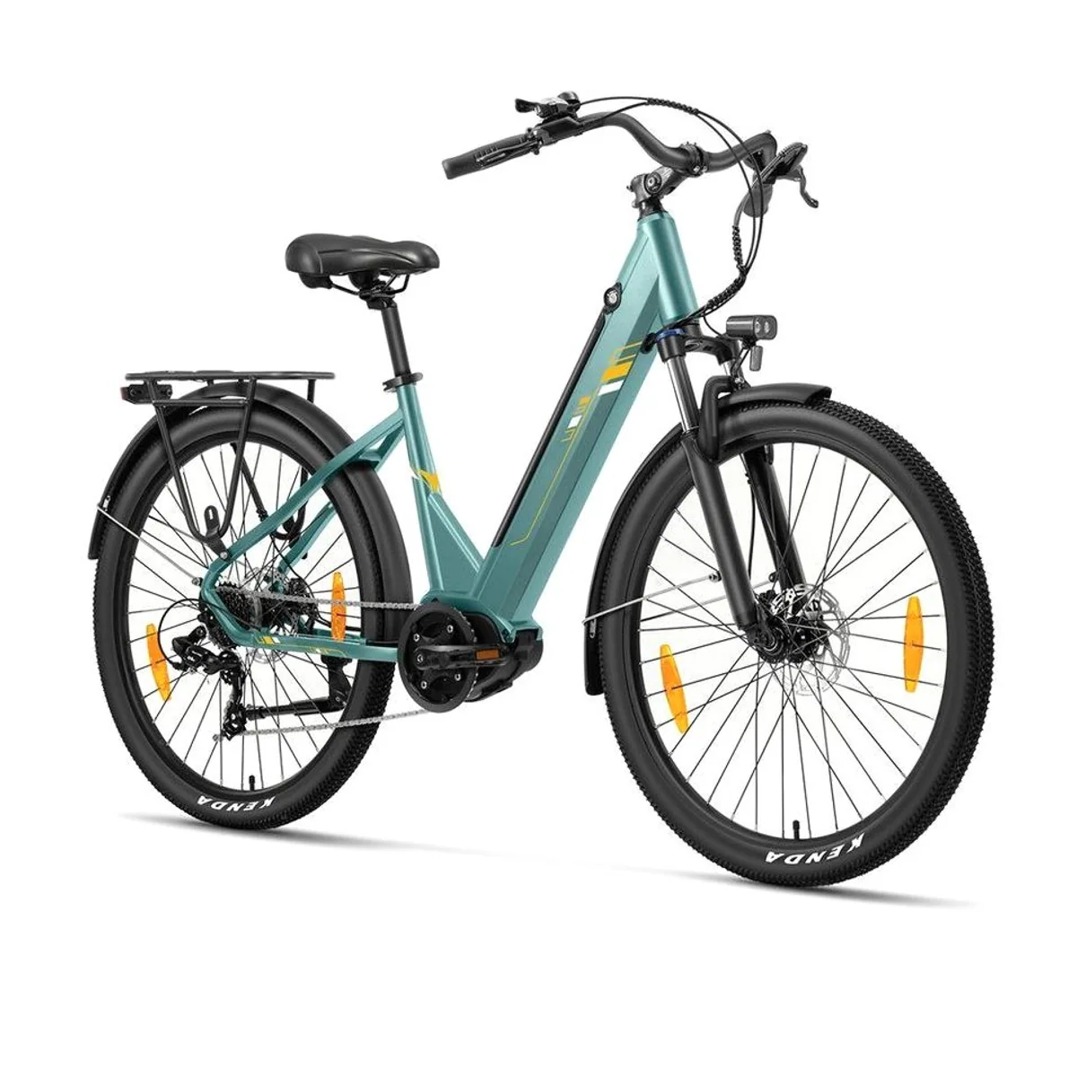 Touroll Urbano 3 E-Bike, 250W Motor, 7-Gang Shimano, 468 Wh Akku