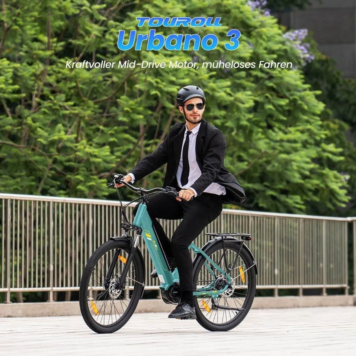 Touroll Urbano 3 E-Bike, 250W Motor, 7-Gang Shimano, 468 Wh Akku 2