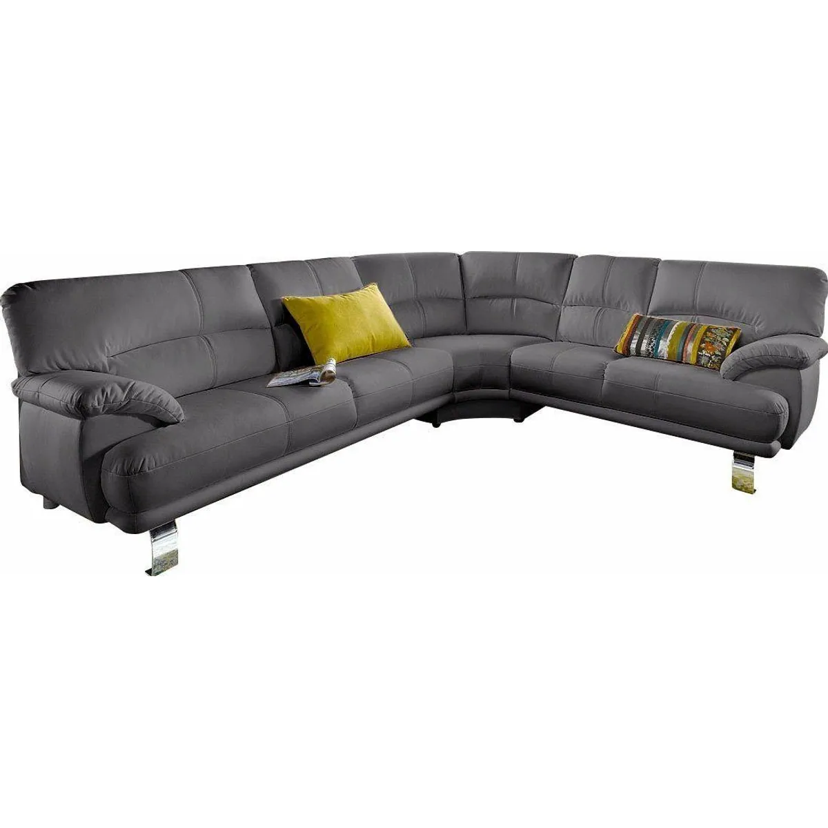 TRENDMANUFAKTUR Ecksofa Cecilia, italienisches Design, L-Form, komfortable Armlehnen 2