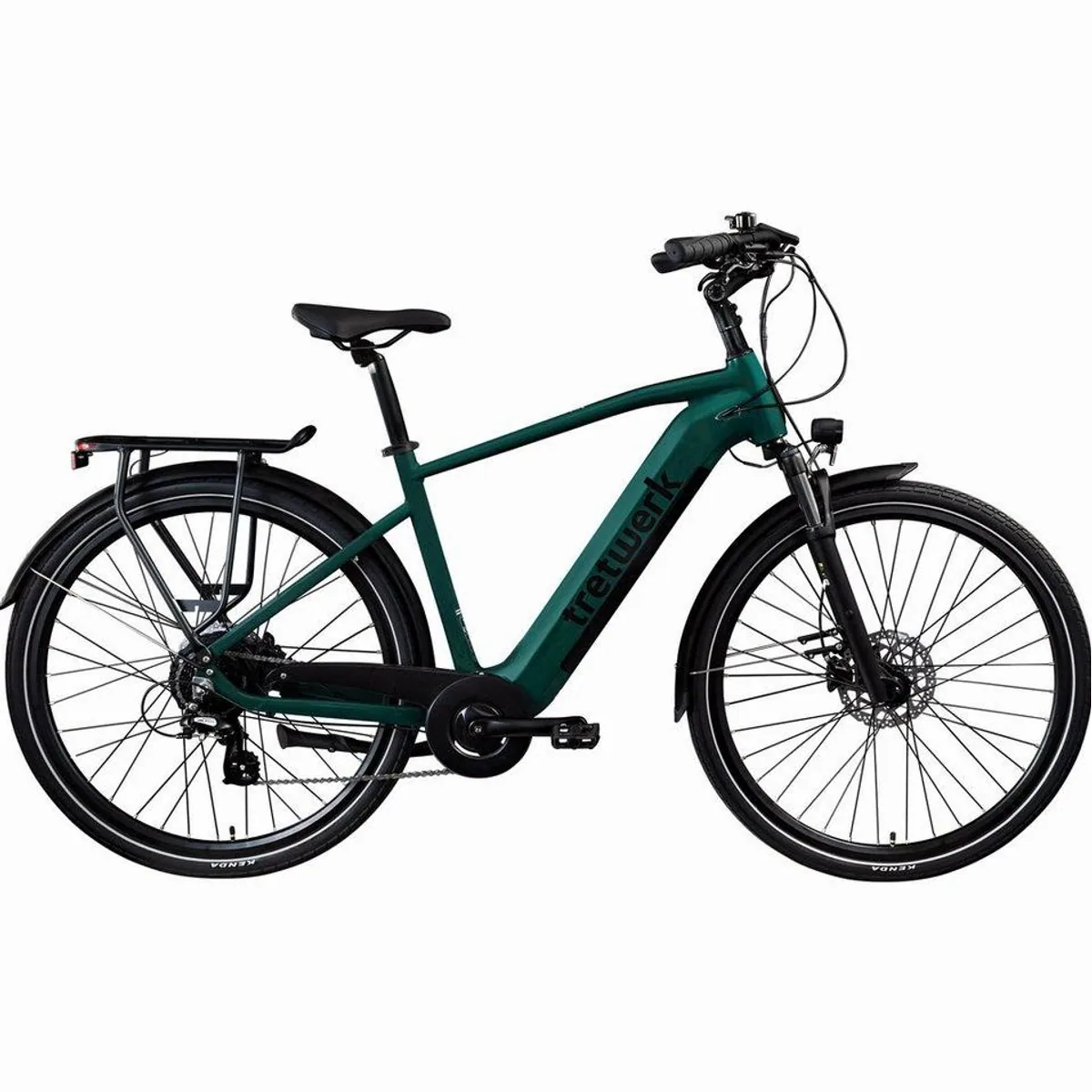 Tretwerk Onyx E-Bike Trekkingrad, 8-Gang Shimano Altus, Heckmotor, 540 Wh