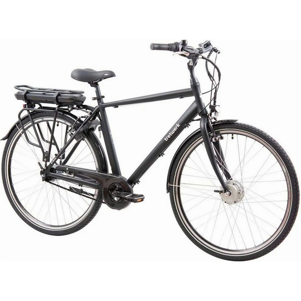 Tretwerk E-Bike Trekkingrad Mystic, 7 Gang, 468 Wh, komfortabel & vielseitig
