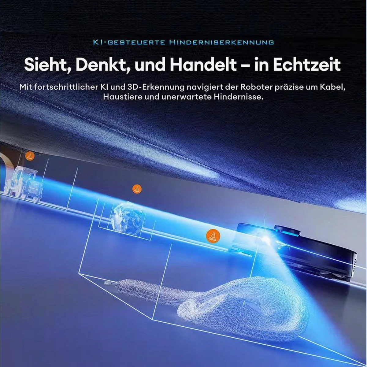 Ultenic T20Pro Nass-Trocken-Saugroboter, starke Saugkraft, intelligente Navigation, APP-Steuerung 3