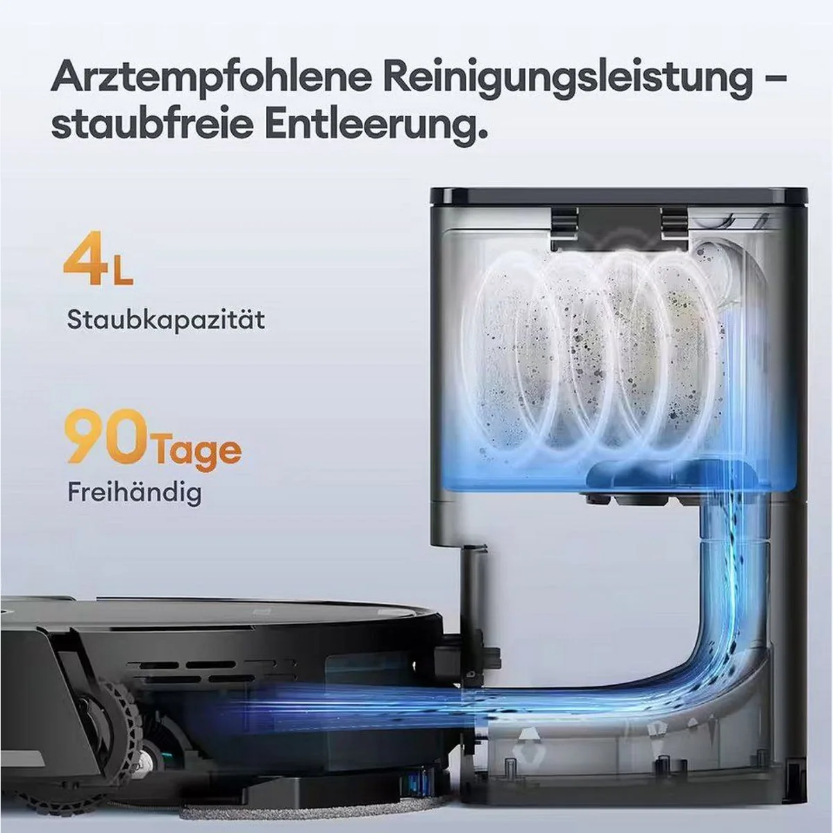 Ultenic T20Pro Nass-Trocken-Saugroboter, starke Saugkraft, intelligente Navigation, APP-Steuerung 4
