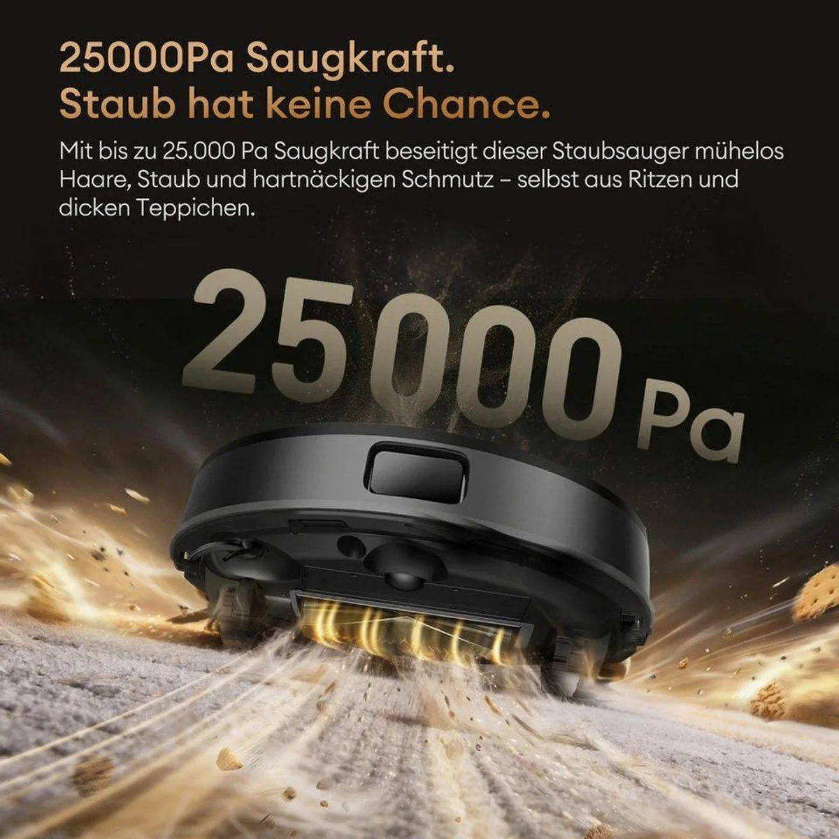 Ultenic MX50 Nass-Trocken-Saugroboter, 25000 Pa Saugkraft, 9-in-1 Automatikstation 2