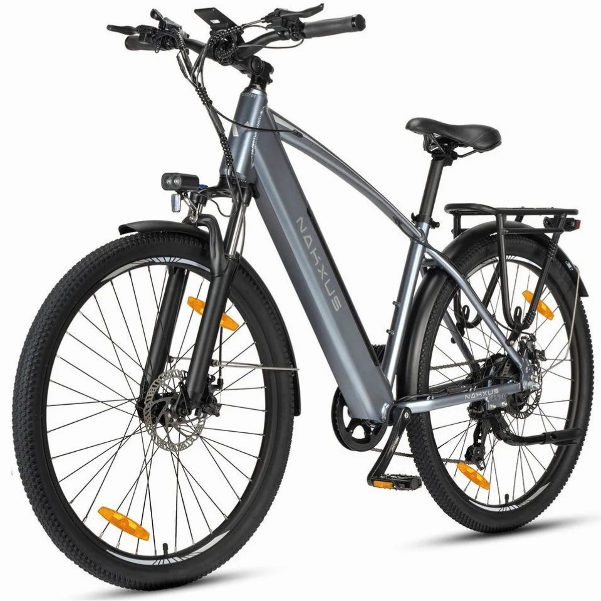 Vankel E-Bike Trekkingrad 27,5 Zoll, 250W Motor, 7-Gang Shimano, 450Wh Akku