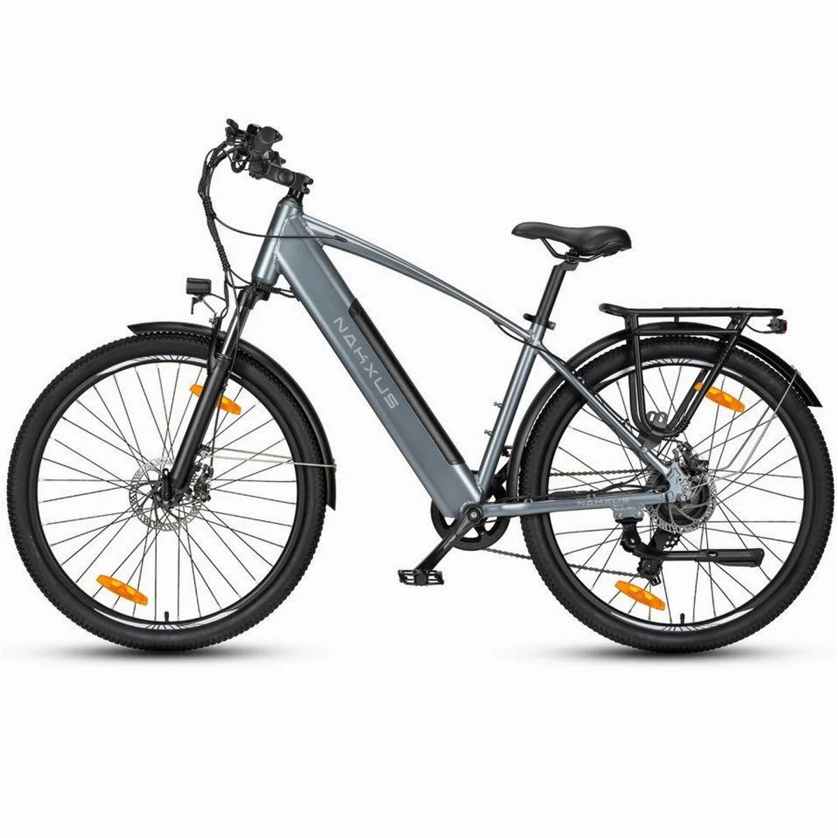 Vankel E-Bike Trekkingrad 27,5 Zoll, 250W Motor, 7-Gang Shimano, 450Wh Akku 3