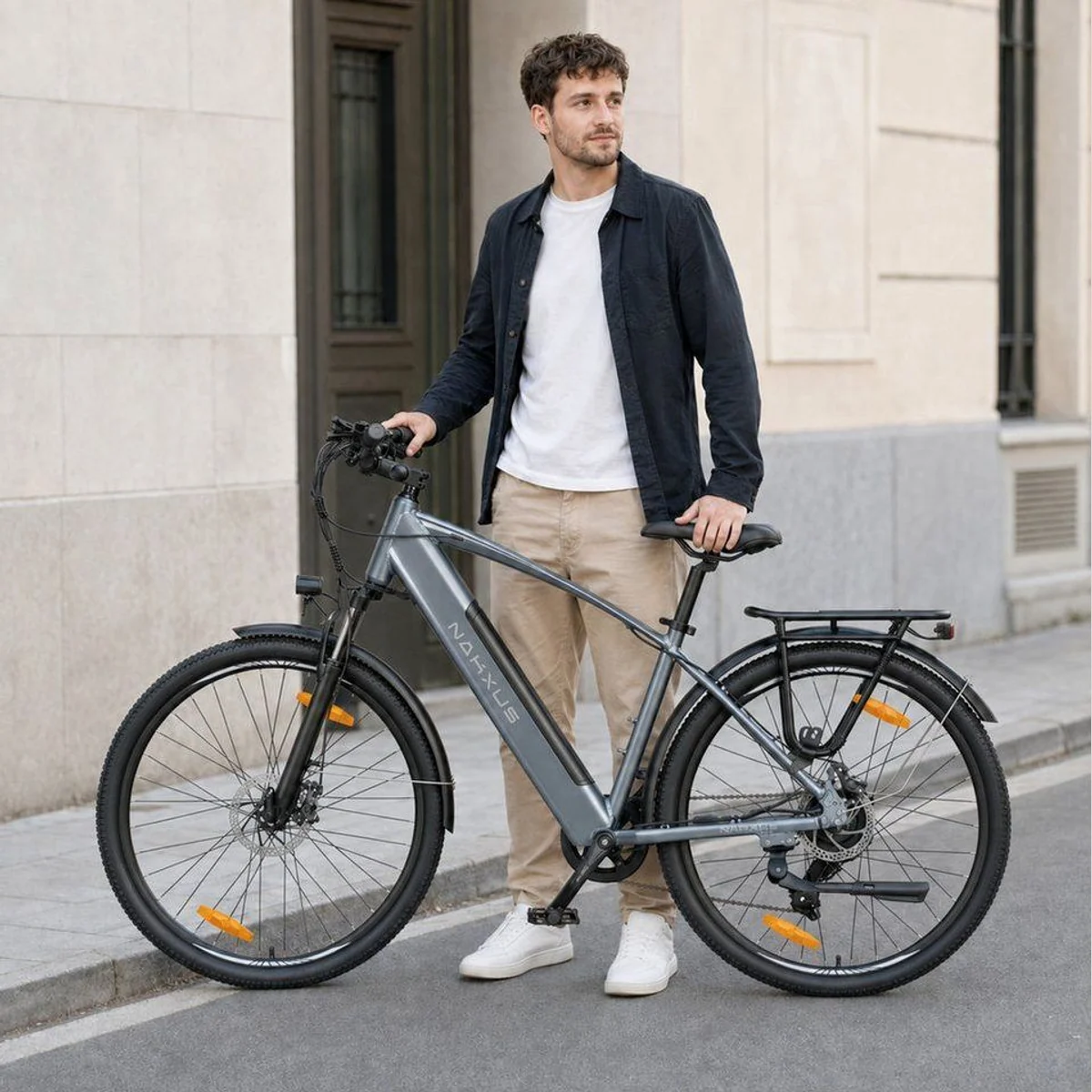 Vankel E-Bike 27M204, 250W Heckmotor, 7-Gang Shimano, 450Wh Akku — ideal für Stadt und Freizeit 3