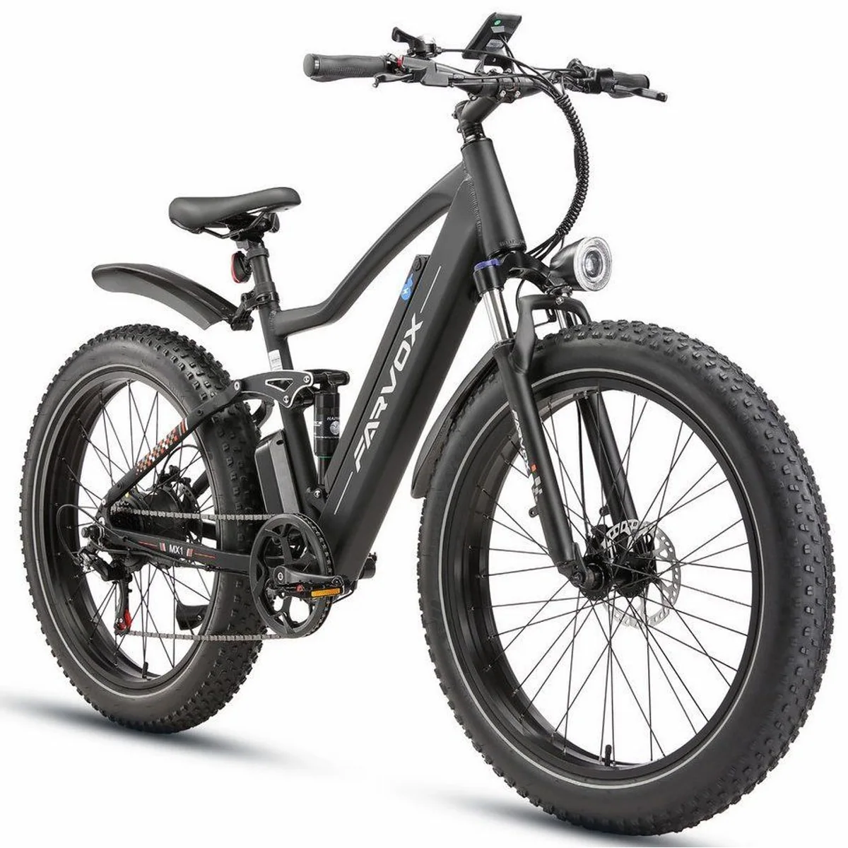 Vankel MX1 E-Bike Cityrad, 624 Wh Akku, 25 km/h Höchstgeschwindigkeit, 7-Gang Shimano 2