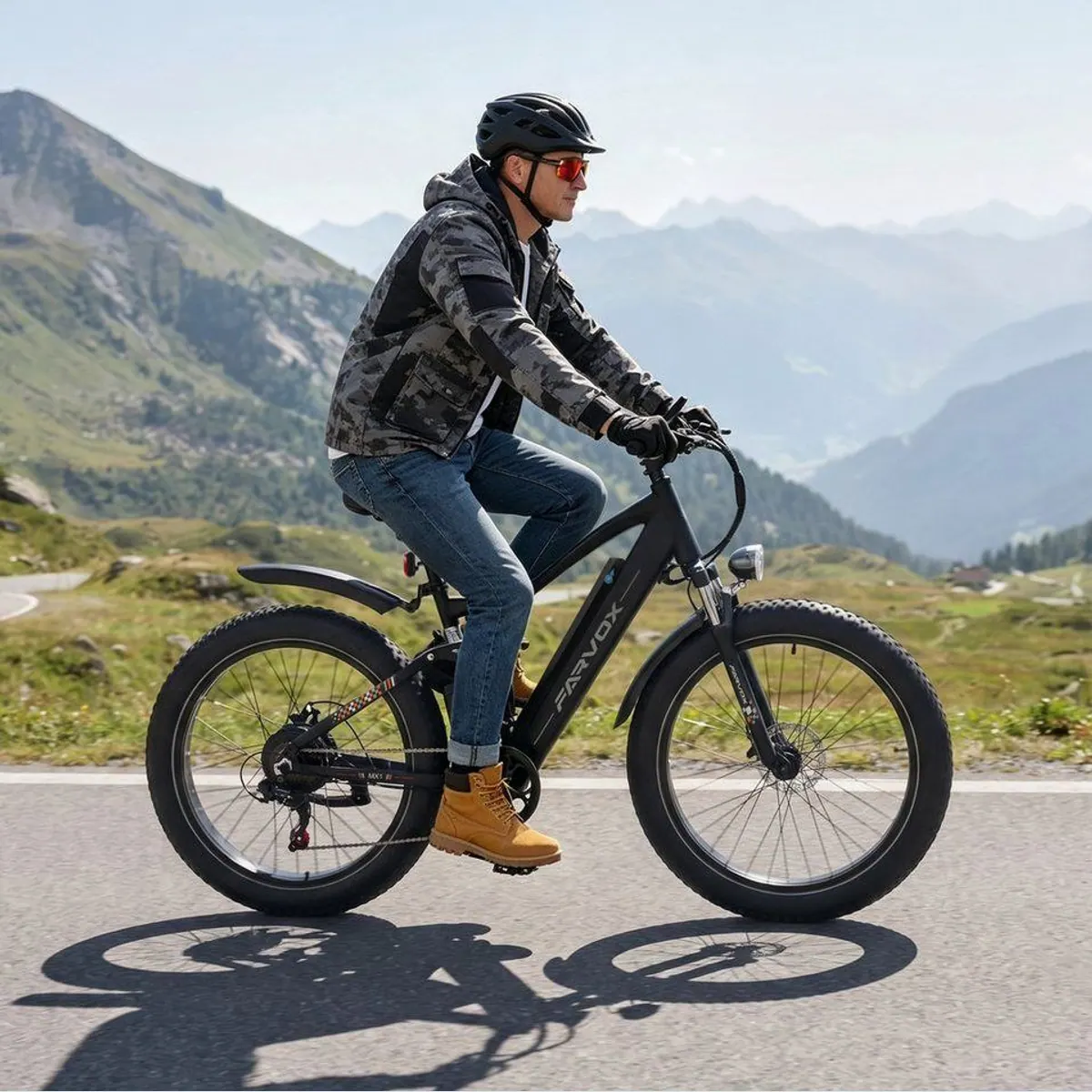 Vankel MX1 E-Bike Cityrad, 624 Wh Akku, 25 km/h Höchstgeschwindigkeit, 7-Gang Shimano 3