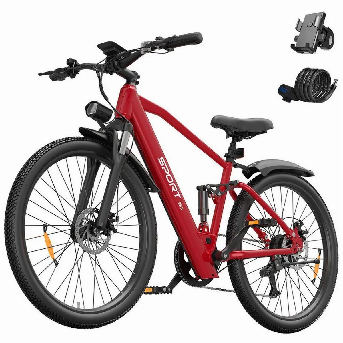 Vankel T8S E-Bike, kraftvoller Heckmotor, langlebiger Akku, Shimano 7-Gang-Schaltung