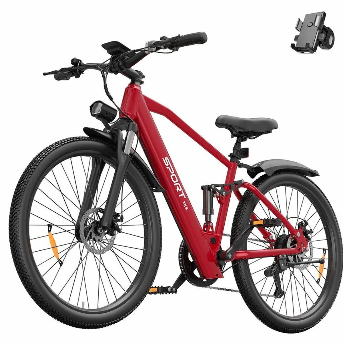 Vankel T8S E-Bike, kraftvoller Heckmotor, langlebiger Akku, Shimano 7-Gang-Schaltung 2
