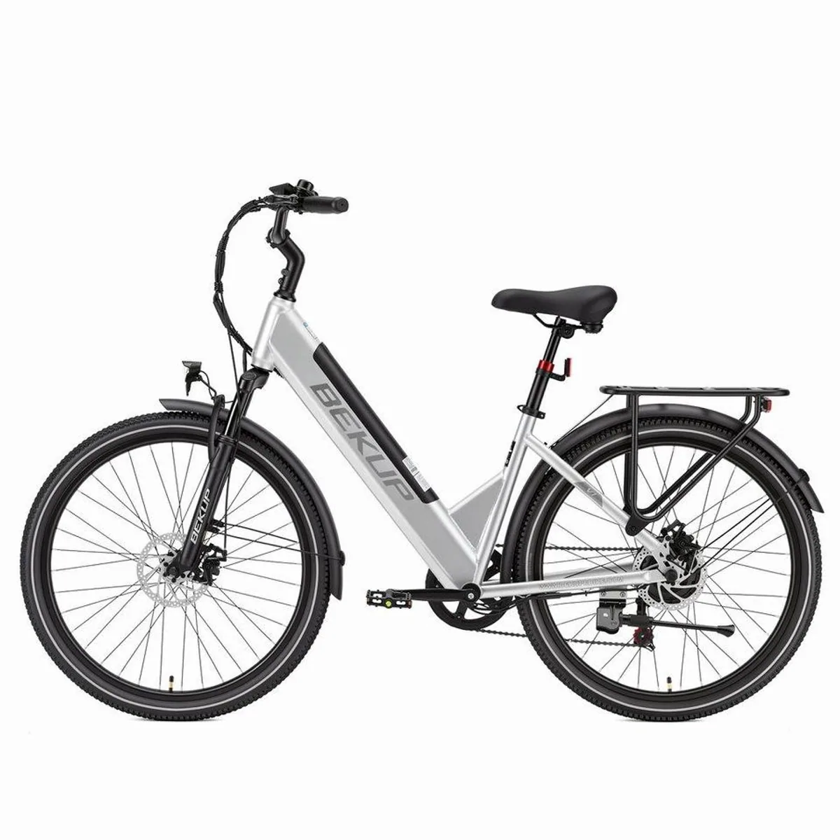 Vankel BEKUP V1 E-Bike Cityrad, 522 Wh Akku, 120 km Reichweite, 7-Gang Shimano Schaltung 2