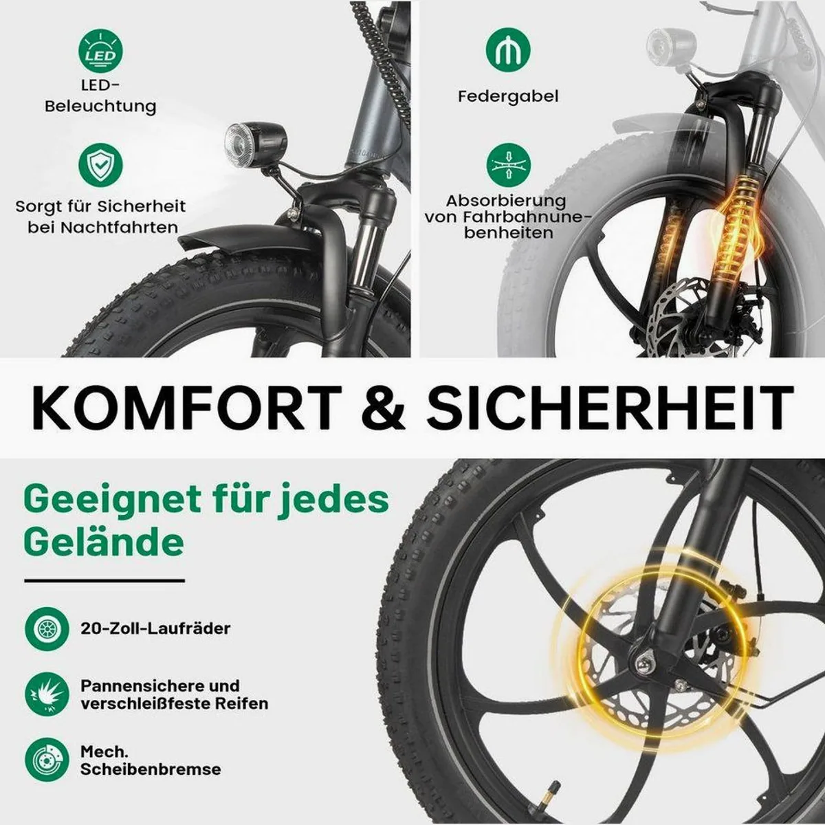 Vankel E-Bike E1, kompaktes Faltdesign, kraftvolle 120 km Reichweite, 7-Gang-Schaltung 5