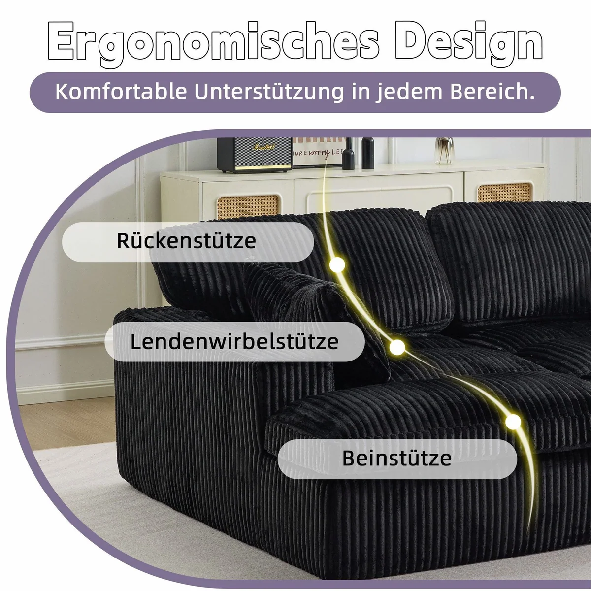 Vankel Schlafsofa 2-Sitzer, flexibel und bequem für kleine Räume 4