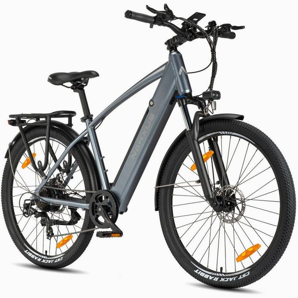 Vankel E-Bike 27M204 Trekkingrad, 250W Motor, 60-65 km Reichweite, 7-Gang Shimano