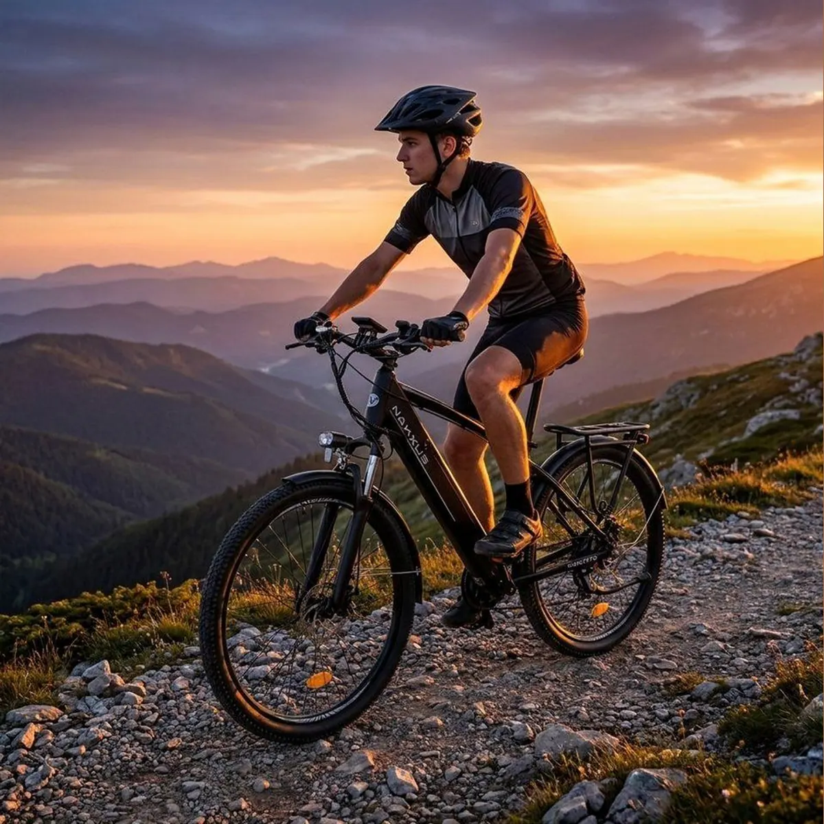 Vankel E-Bike 27M204 Trekkingrad, 250W Motor, 60-65 km Reichweite, 7-Gang Shimano 3