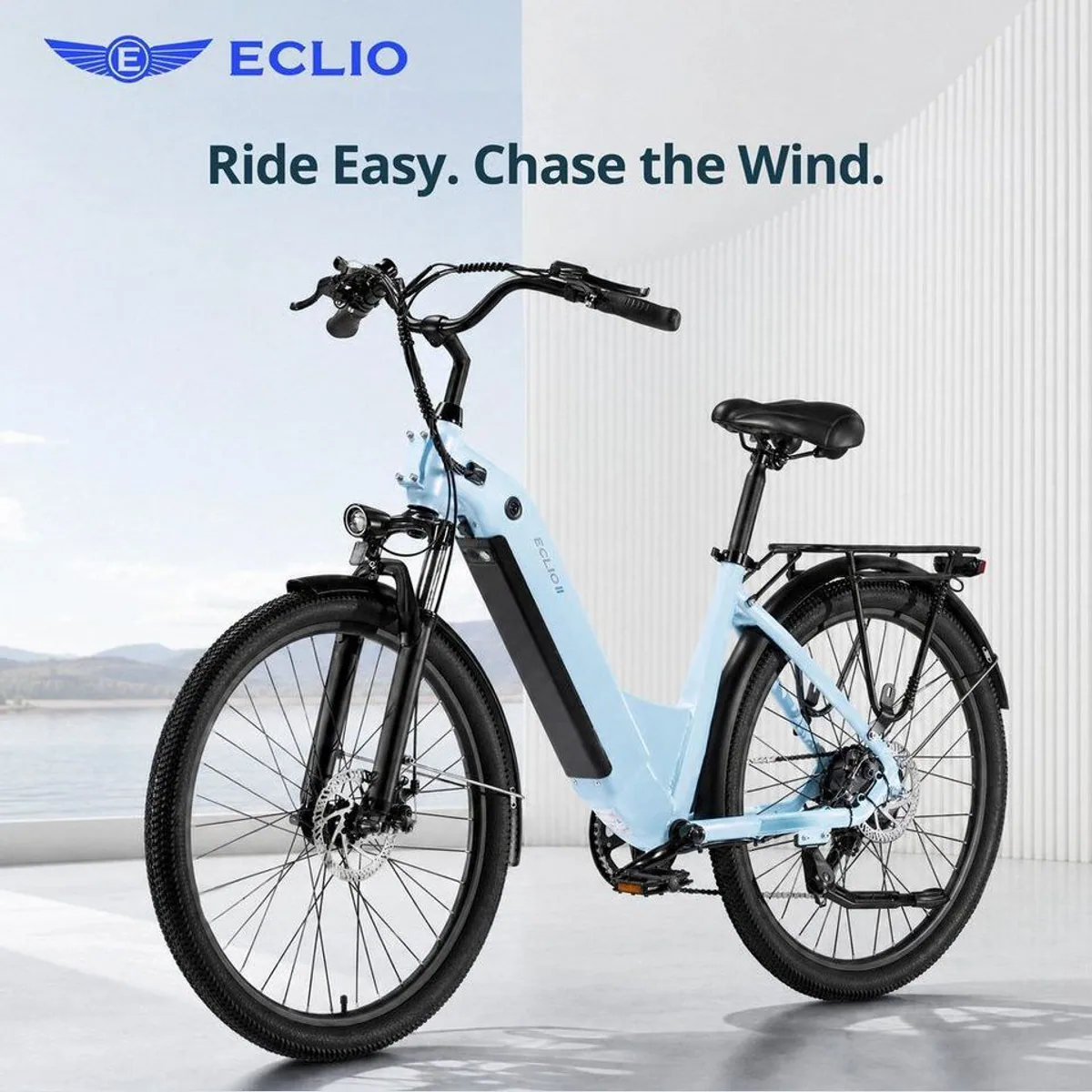 Vankel Eclio Otium 3 City-E-Bike, leistungsstarker Heckmotor, lange Reichweite, komfortabler Rahmen 3