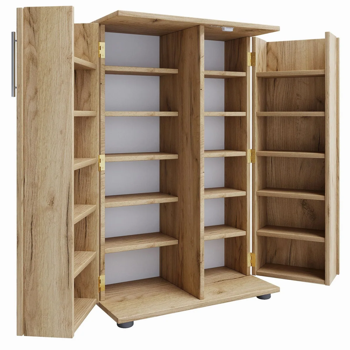 VCM Engalo Standregal, 24 Fächer, platzsparendes Design — ideal für CDs und DVDs 3
