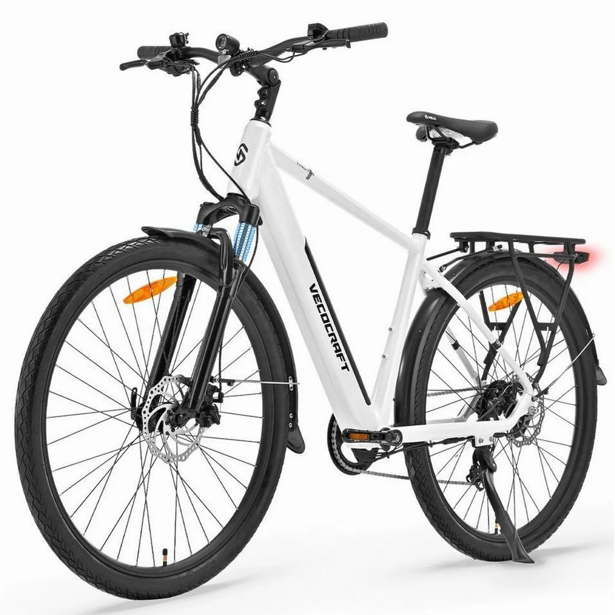 VECOCRAFT E-Bike Trekkingrad, kraftvoller Antrieb, große Akkureichweite, leicht und wendig