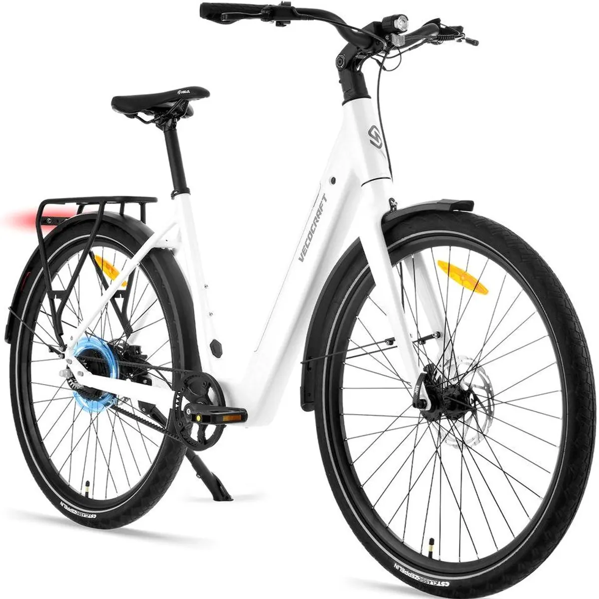 VECOCRAFT LUNA 2.0 E-Bike, stufenloses Antriebssystem, 360Wh Akku, GATES Riemenantrieb