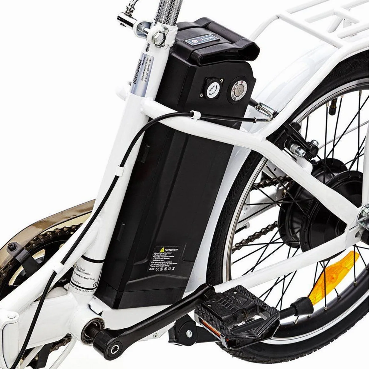 VECOCRAFT E-Bike Klapprad, 40 Nm Heckmotor, 468 Wh Akku — kraftvoll, sicher, platzsparend 2