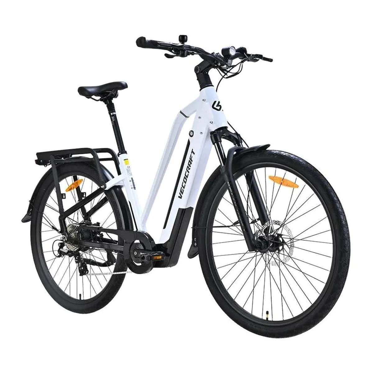 VECOCRAFT GAEA E-Bike Trekkingrad, 250W Heckmotor, 8-Gang Shimano, 80-100 km Reichweite
