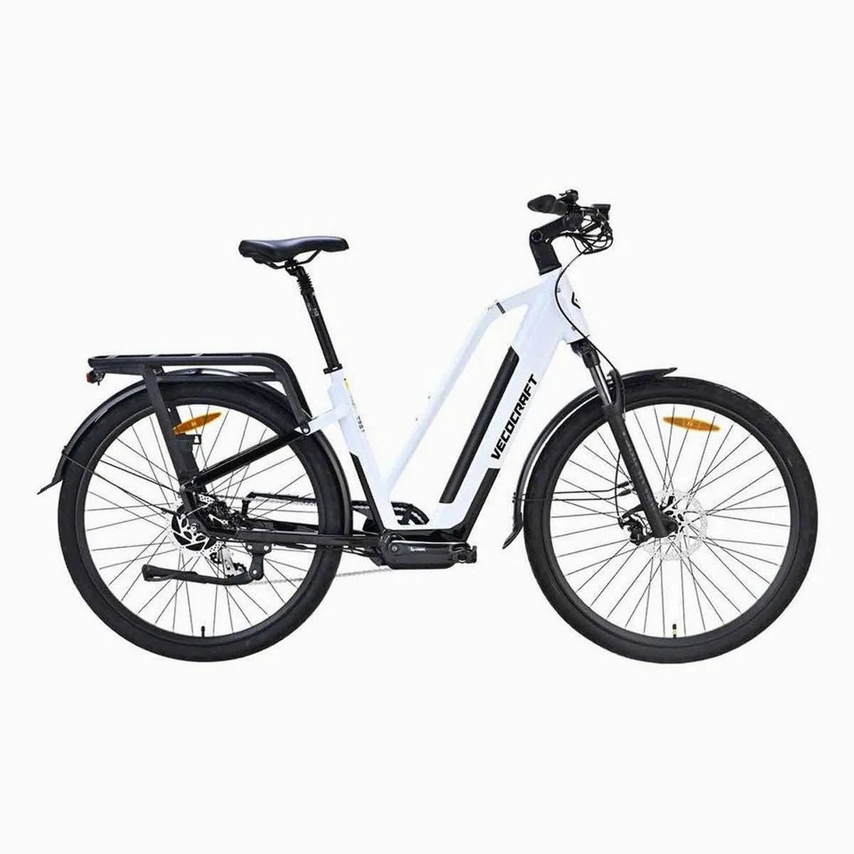 VECOCRAFT GAEA E-Bike Trekkingrad, 250W Heckmotor, 8-Gang Shimano, 80-100 km Reichweite 2