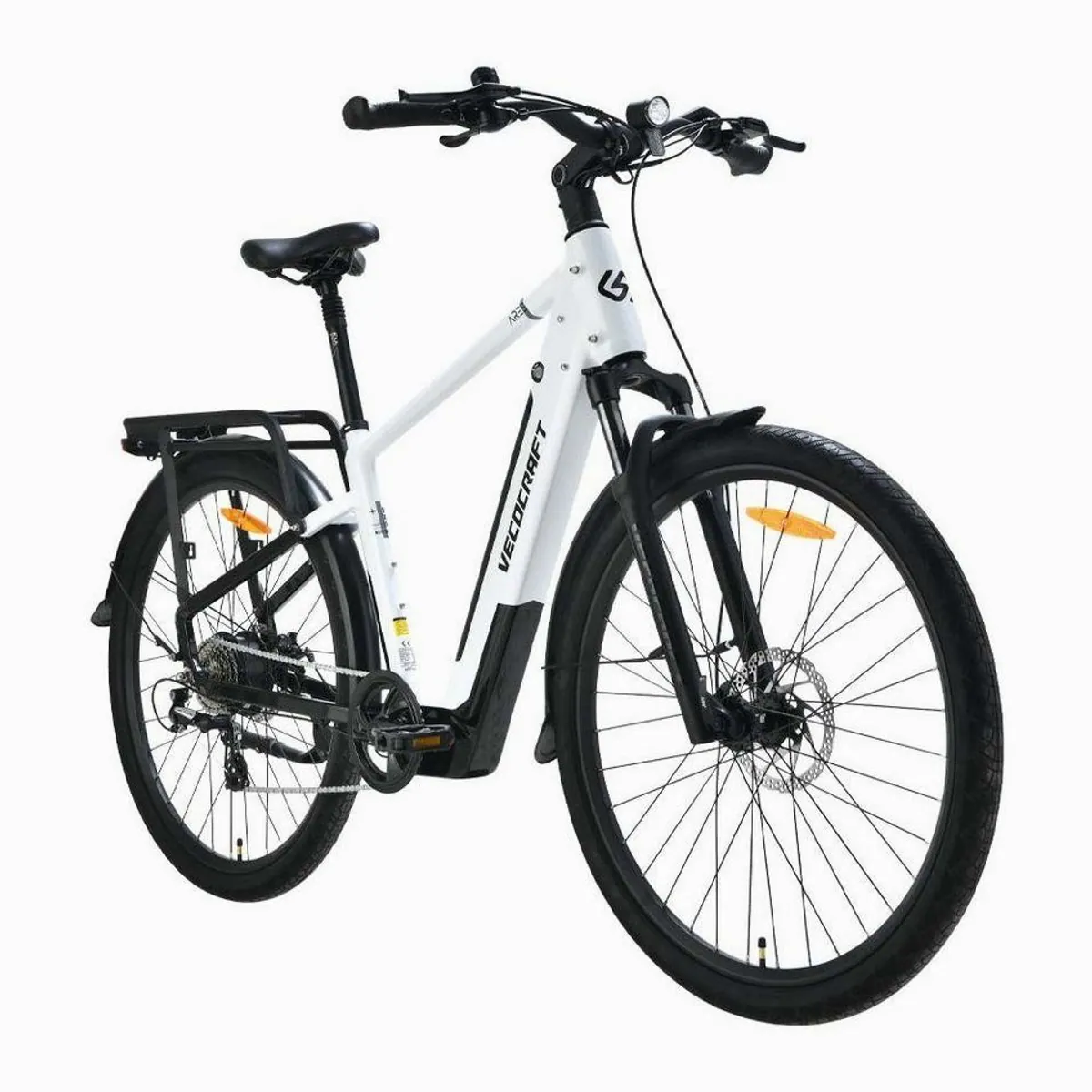 VECOCRAFT ARES E-Bike Trekkingrad, 8 Gang Shimano, 250W Heckmotor, 80-100 km Reichweite
