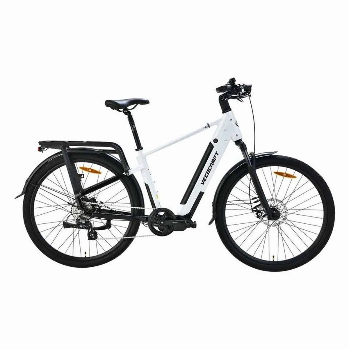 VECOCRAFT ARES E-Bike Trekkingrad, 8 Gang Shimano, 250W Heckmotor, 80-100 km Reichweite 2