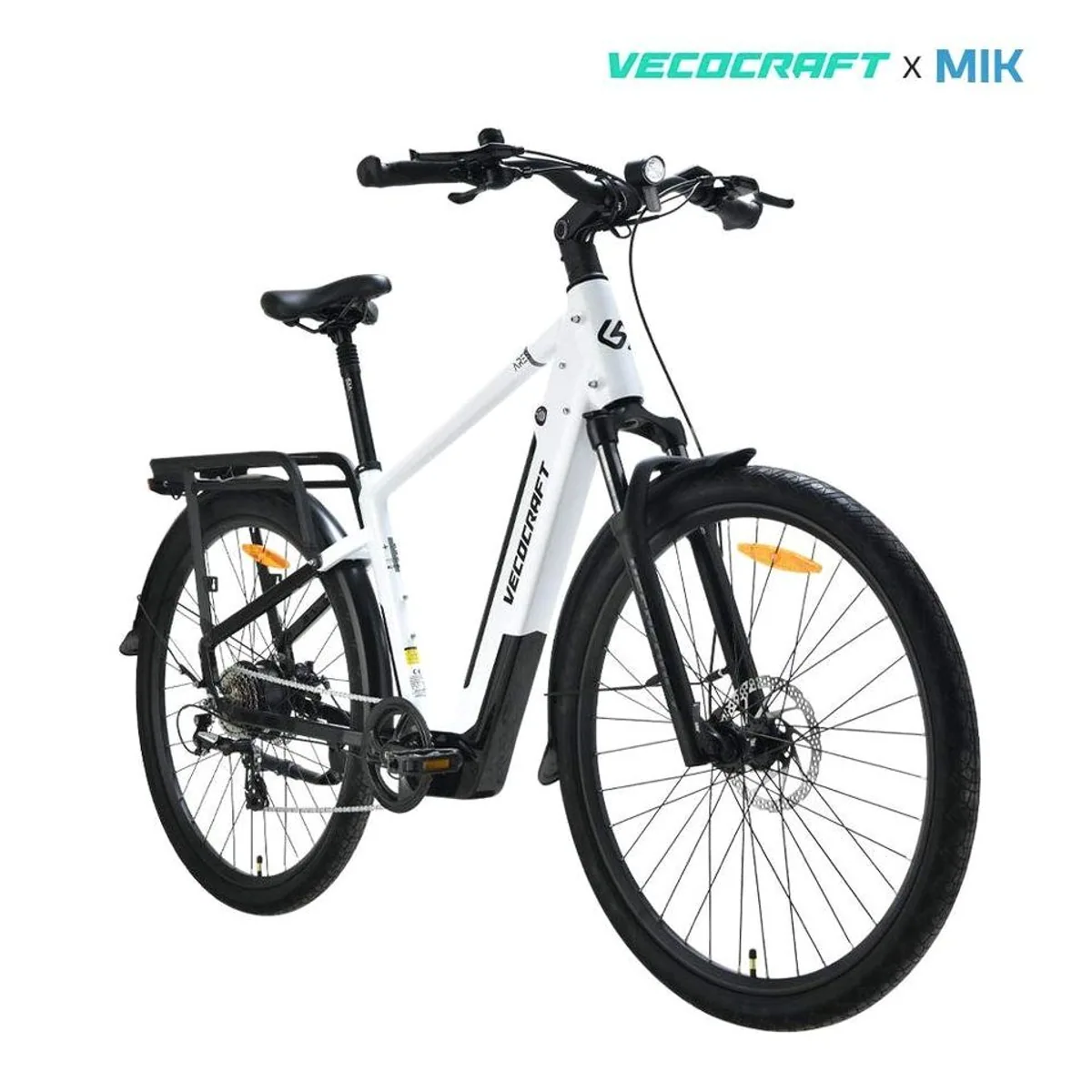 VECOCRAFT ARES E-Bike Trekkingrad, 250W Heckmotor, 8-Gang Shimano, 468 Wh Akku