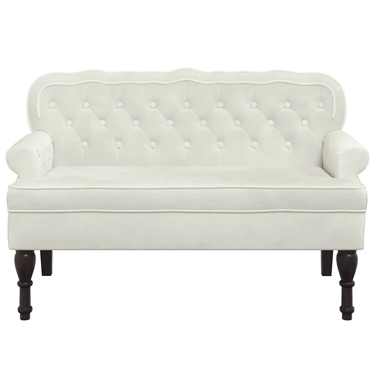 vidaXL Sitzbank mit Rückenlehne, elegantes Design und bequeme Polsterung 3