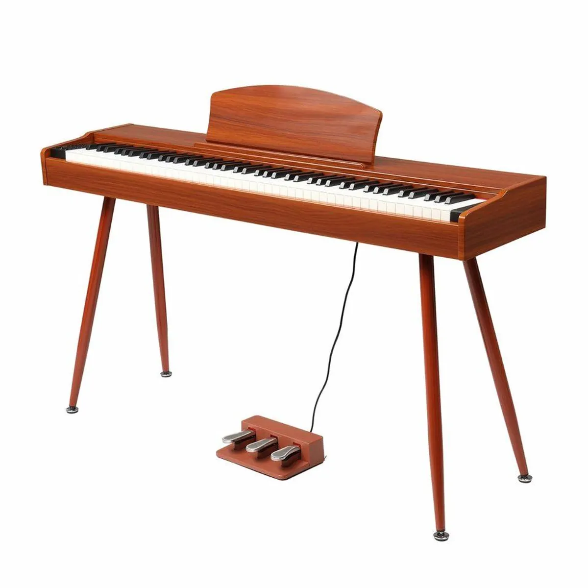VINGLI Digitalpiano, 88 gewichtete Tasten, 3-Pedal-System, Bluetooth-fähig