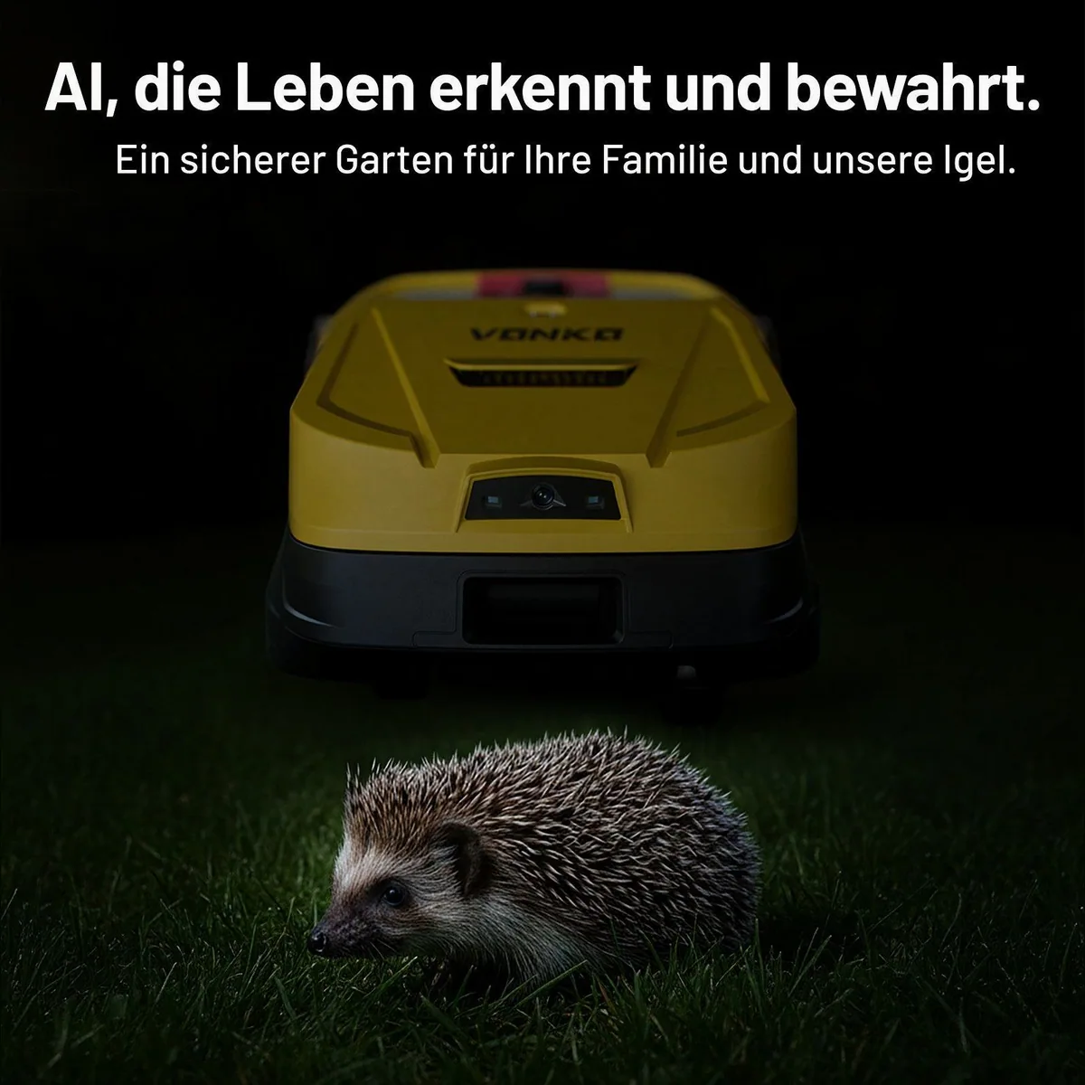 VONKO M200 Rasenmähroboter, RTK+AI Vision, 1500 m², 45% Steigung, App-Steuerung 4