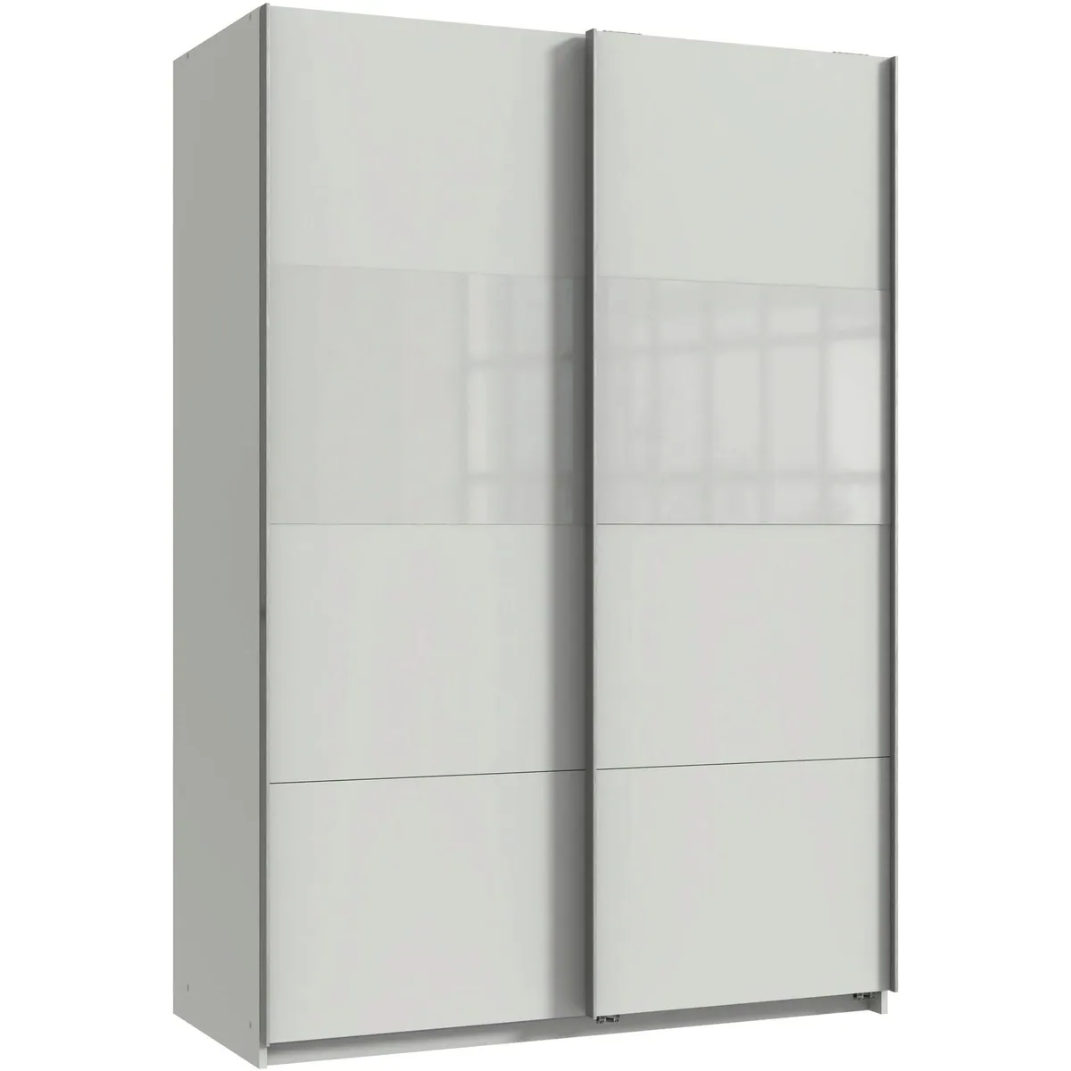 Wimex Schwebetürenschrank Bramfeld, geradliniges Design, hochwertige Glaselemente, individuelle Einlegeböden 2