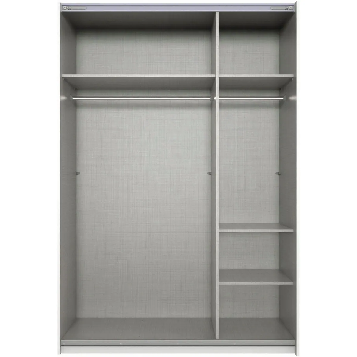 Wimex Schwebetürenschrank Bramfeld, geradliniges Design, hochwertige Glaselemente, individuelle Einlegeböden 3