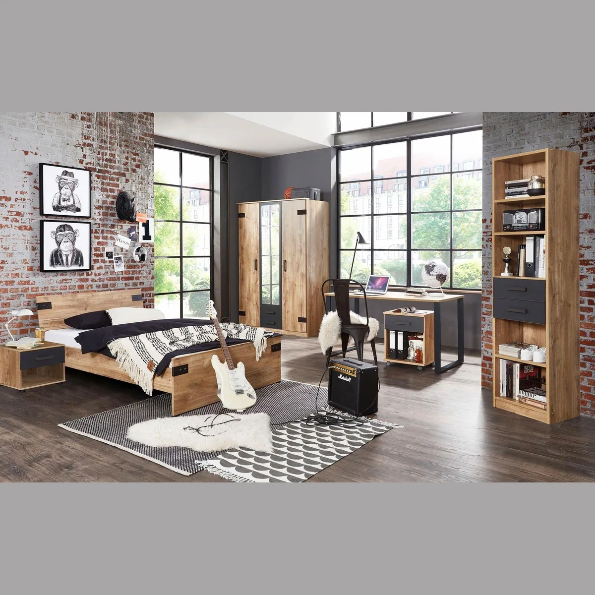 Wimex Standregal Liverpool, vielseitig einsetzbar, modernes Design 2