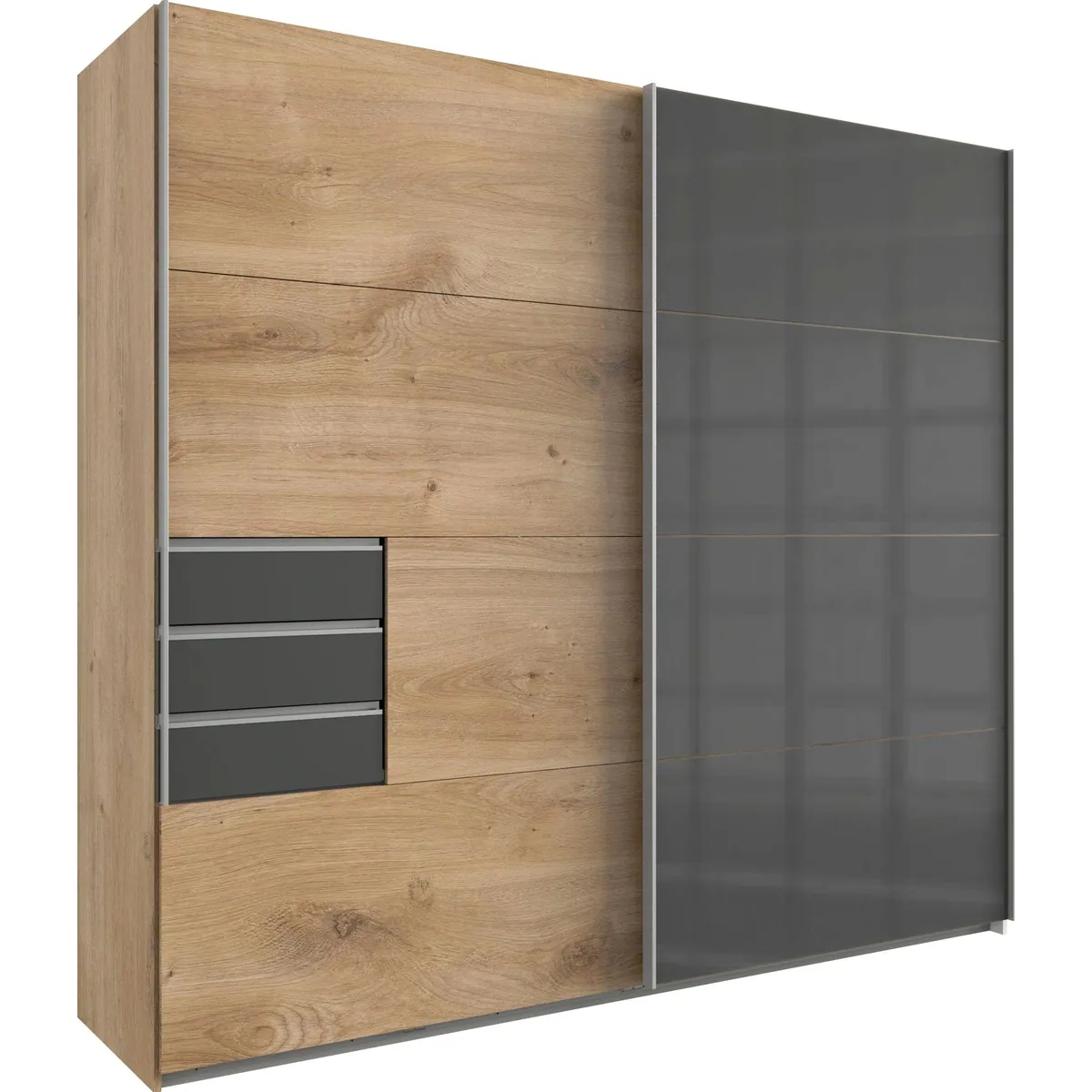 Wimex Schwebetürenschrank Saigon, elegantes Design, geräumig, verstellbare Einlegeböden 2