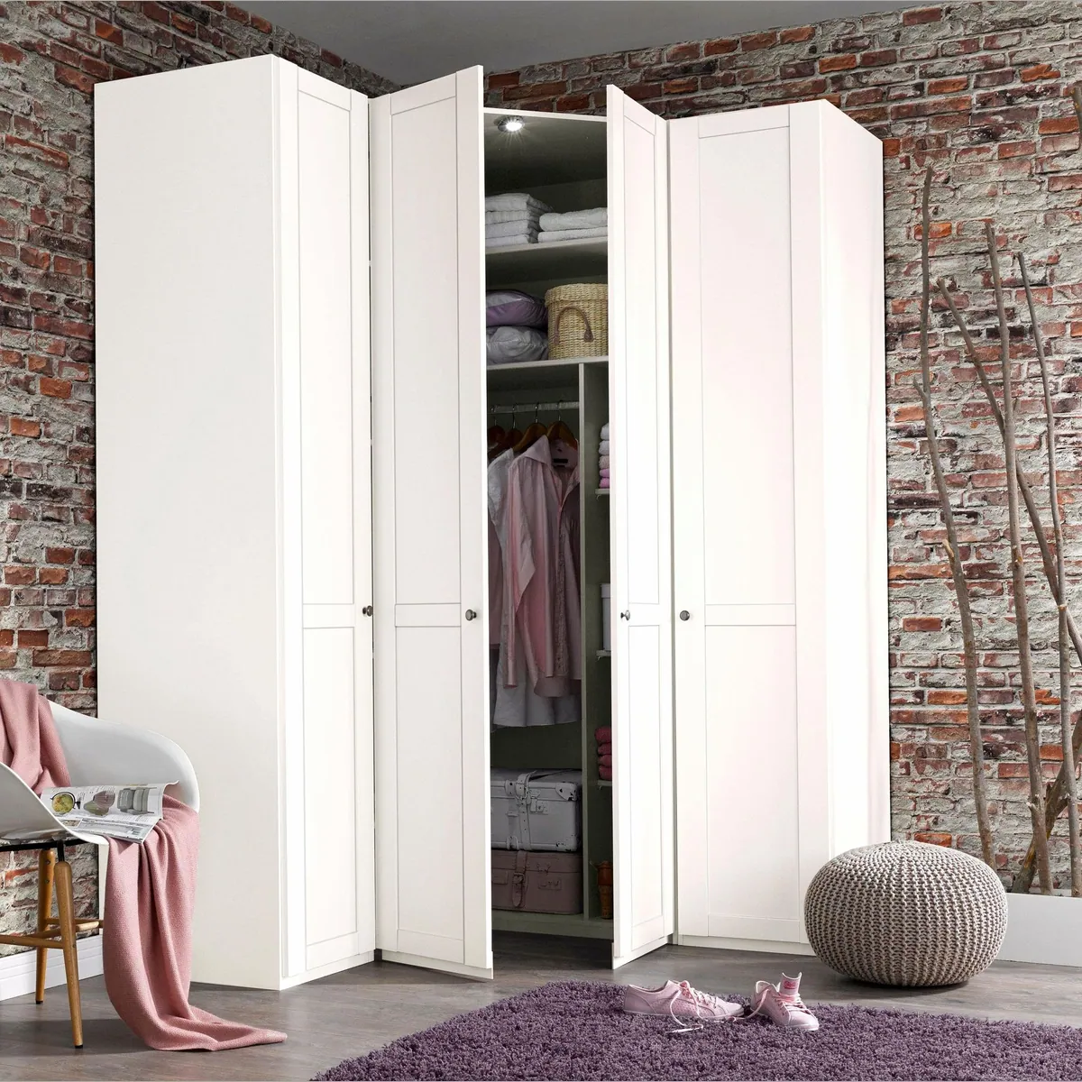 Wimex Kleiderschrank New York, stilvolles Design, individuelle Größenwahl 3