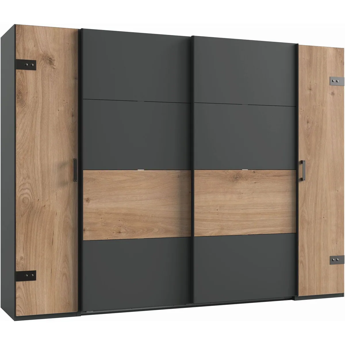 Wimex Kleiderschrank Stockholm, rustikale Optik, viel Stauraum — 270x65x210cm