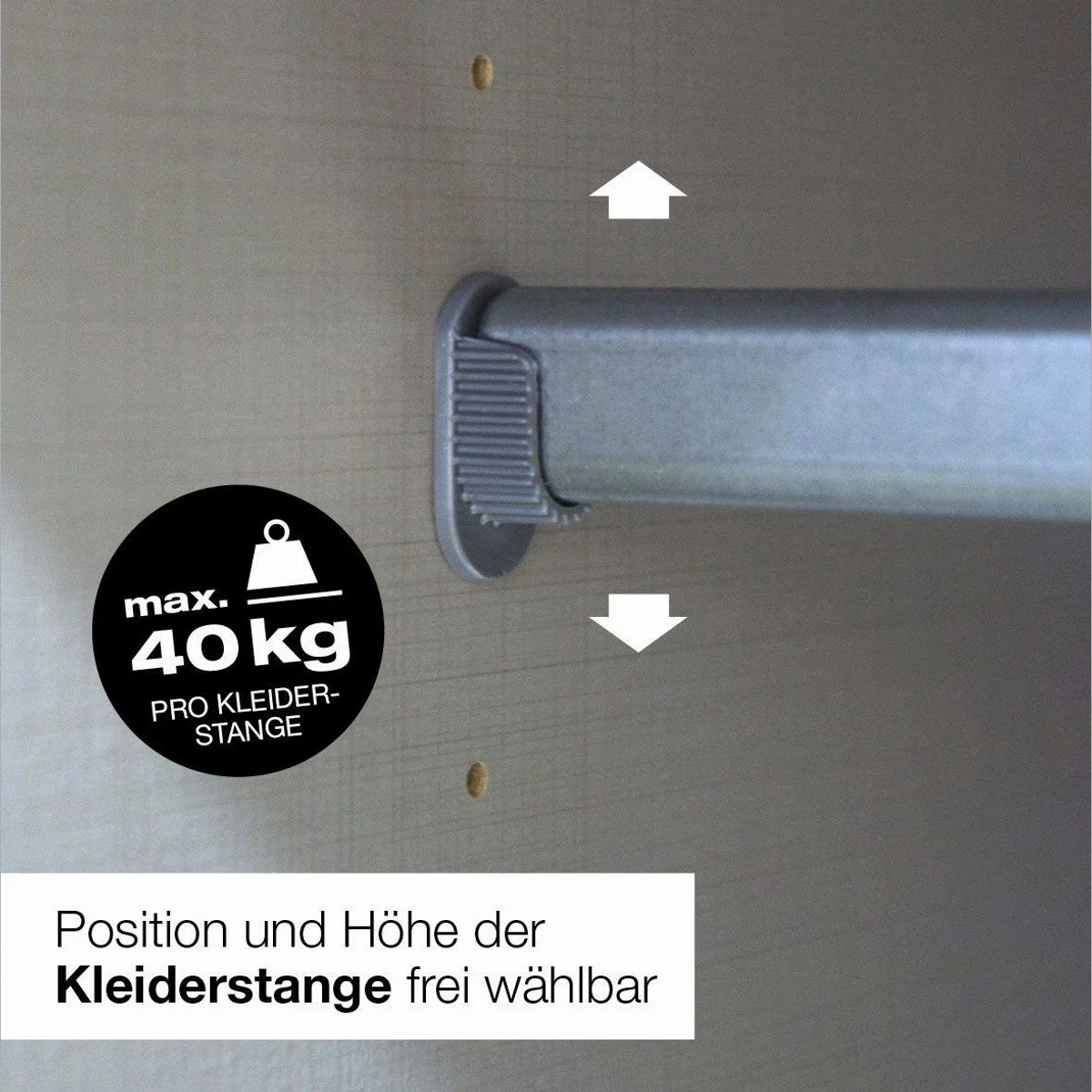 Wimex Kleiderschrank London, viel Stauraum, verschiedene Breiten und Ausstattungen 5