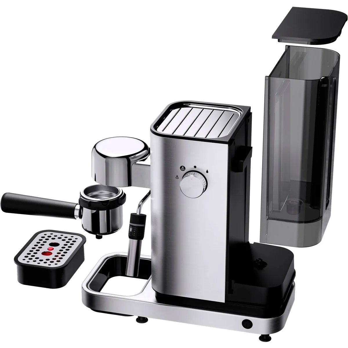 WMF Lumero Espressomaschine, kompakt, 15 bar, Milchschaumdüse 3