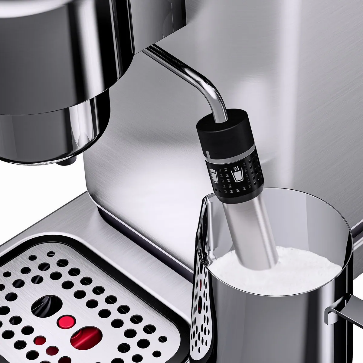 WMF Lumero Espressomaschine, kompakt, 15 bar, Milchschaumdüse 4