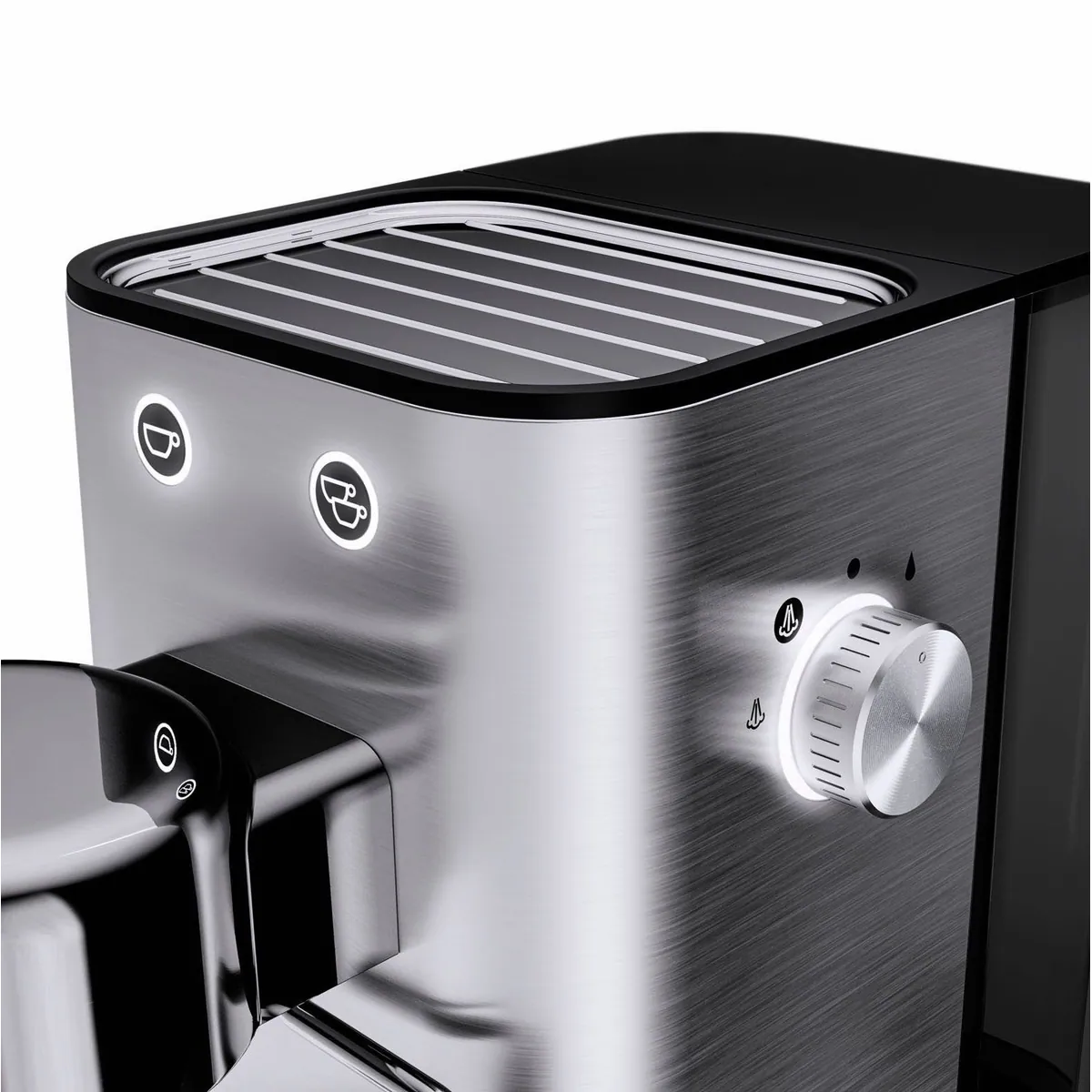 WMF Lumero Espressomaschine, kompakt, 15 bar, Milchschaumdüse 5