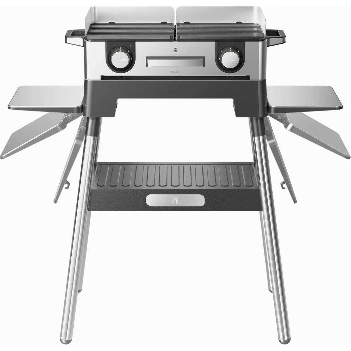 WMF Lono Master Standgrill, 2400 W, antihaftbeschichtete Aluminium-Gussplatten, Outdoor geeignet
